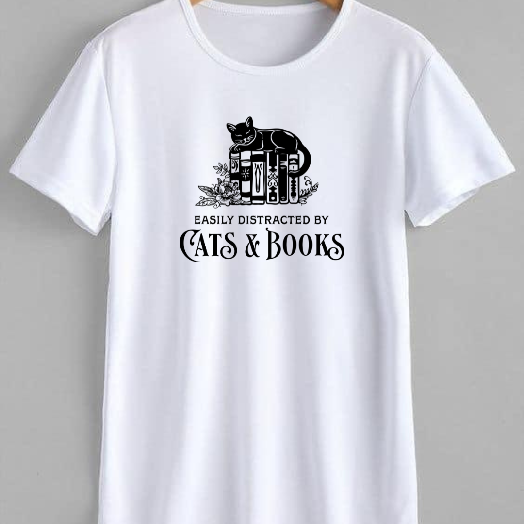 Easily Distracted by Cats and Books